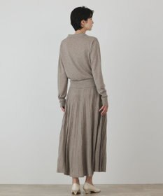 GRACE CONTINENTAL プリーツニットワンピース