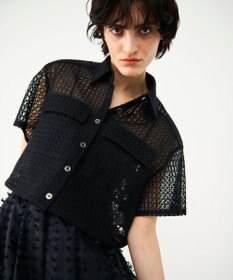 GRACE CONTINENTAL ラッセルメッシュシャツ