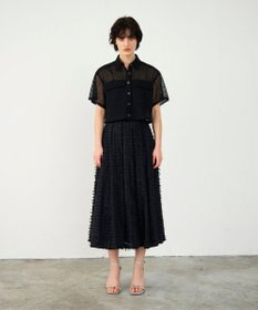 GRACE CONTINENTAL ラッセルメッシュシャツ