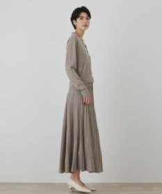 GRACE CONTINENTAL プリーツニットワンピース