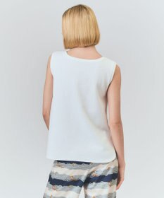 GRACE CONTINENTAL ビジューモチーフノースリーブ