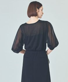 GRACE CONTINENTAL ラメシアーニットトップ