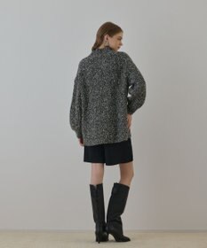 GRACE CONTINENTAL フリンジケープニットトップ