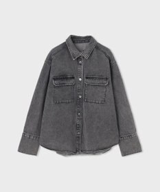 GRACE CONTINENTAL スタッズデニムシャツ