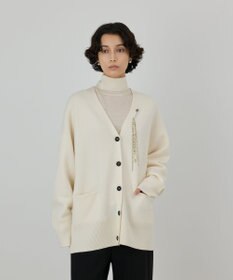 GRACE CONTINENTAL 圧縮ニットカーディガン キナリ