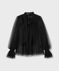 GRACE CONTINENTAL チュールタイブラウス