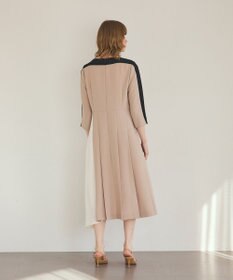 GRACE CONTINENTAL カラーブロックドレス