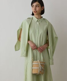 GRACE CONTINENTAL ストライプシャツワンピース