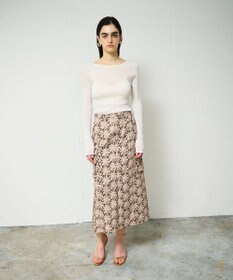 GRACE CONTINENTAL パームモチーフカーゴスカート