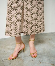 GRACE CONTINENTAL パームモチーフカーゴスカート