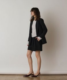 GRACE CONTINENTAL リネンライクダブルジャケット