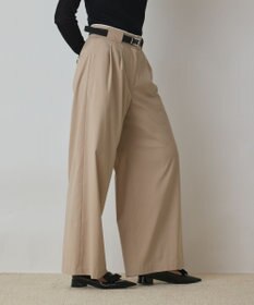 GRACE CONTINENTAL タックワイドパンツ