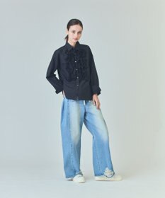 GRACE CONTINENTAL ドロストウエストデニムパンツ