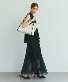 GRACE CONTINENTAL レース切替ティアードスカート