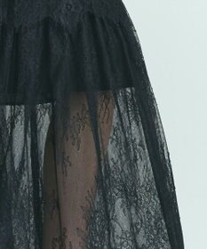 GRACE CONTINENTAL レース切替ティアードスカート