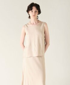 GRACE CONTINENTAL キュプラサテントップ ベージュ