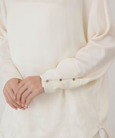GRACE CONTINENTAL シルクドルマンスリーブトップ