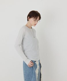 GRACE CONTINENTAL ラメクルーカットトップ
