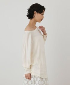 GRACE CONTINENTAL シルクドルマンスリーブトップ
