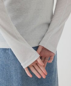 GRACE CONTINENTAL ラメクルーカットトップ