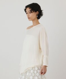 GRACE CONTINENTAL シルクドルマンスリーブトップ