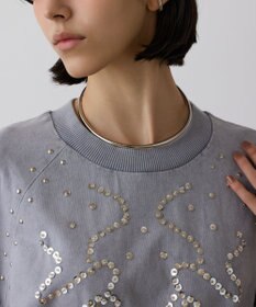 GRACE CONTINENTAL ピグメントショートトップ