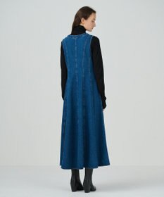 GRACE CONTINENTAL デニムノースリーブロングワンピース