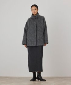 GRACE CONTINENTAL モヘヤシャギーショートコート
