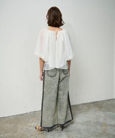 GRACE CONTINENTAL レイヤードチュールトップ