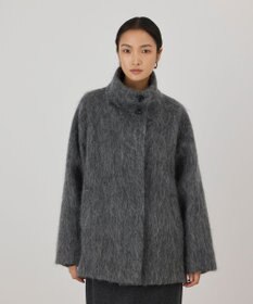 GRACE CONTINENTAL モヘヤシャギーショートコート
