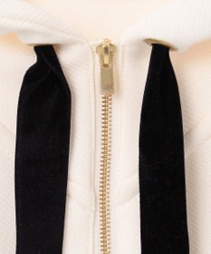 GRACE CONTINENTAL ハーフジップフードトップ