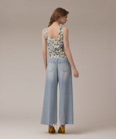 GRACE CONTINENTAL ローズプリントニットトップ