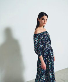 GRACE CONTINENTAL ランダムハートドレープワンピース