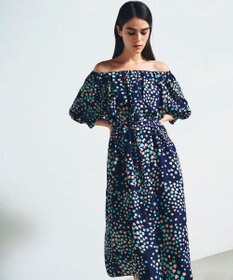 GRACE CONTINENTAL ランダムハートドレープワンピース