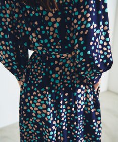 GRACE CONTINENTAL ランダムハートドレープワンピース