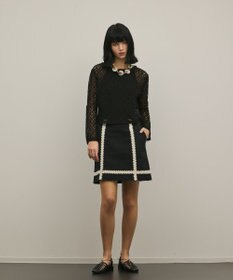 GRACE CONTINENTAL ラインembミニスカート