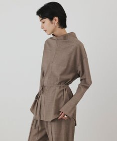 GRACE CONTINENTAL カウルネック2WAYシャツ