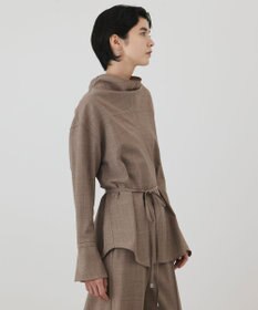 GRACE CONTINENTAL カウルネック2WAYシャツ