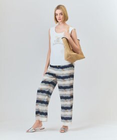 GRACE CONTINENTAL ビジューモチーフノースリーブ