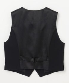 【新品】グレースクラス グレースコンチネンタル トリアセ ロングジレ ベスト 黒 カラミロングジレ / GRACE CONTINENTAL | GRACE CONTINENTAL
