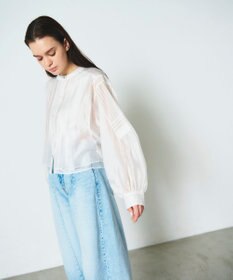 GRACE CONTINENTAL ピンタックショートブラウス