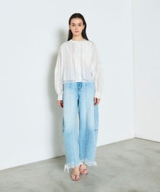 GRACE CONTINENTAL ピンタックショートブラウス