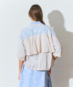 GRACE CONTINENTAL メッシュコンビシアーブルゾン