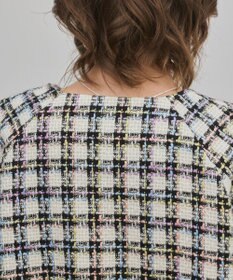 GRACE CONTINENTAL レースヘムツイードジャケット