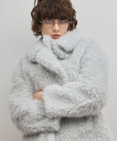 GRACE CONTINENTAL フェイクファーPコート