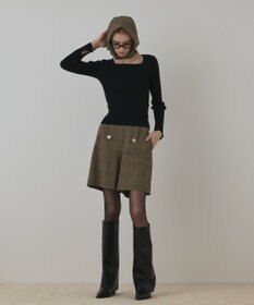 GRACE CONTINENTAL ダブルボタンショートパンツ