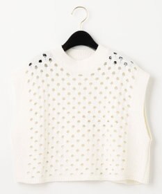 GRACE CONTINENTAL スラッシュニットトップ