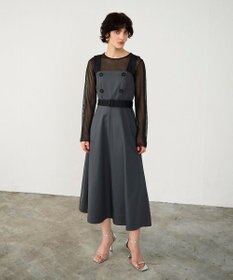 美品✨グレースコンチネンタル ダイアグラム トレンチジャンパースカート ベルト テーラージャンパースカート / GRACE CONTINENTAL | GRACE