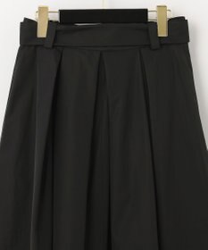 GRACE CONTINENTAL ブラックタフタオーバースカート