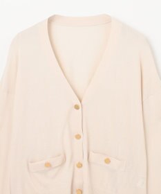 GRACE CONTINENTAL ルーズVネックニットカーディガン